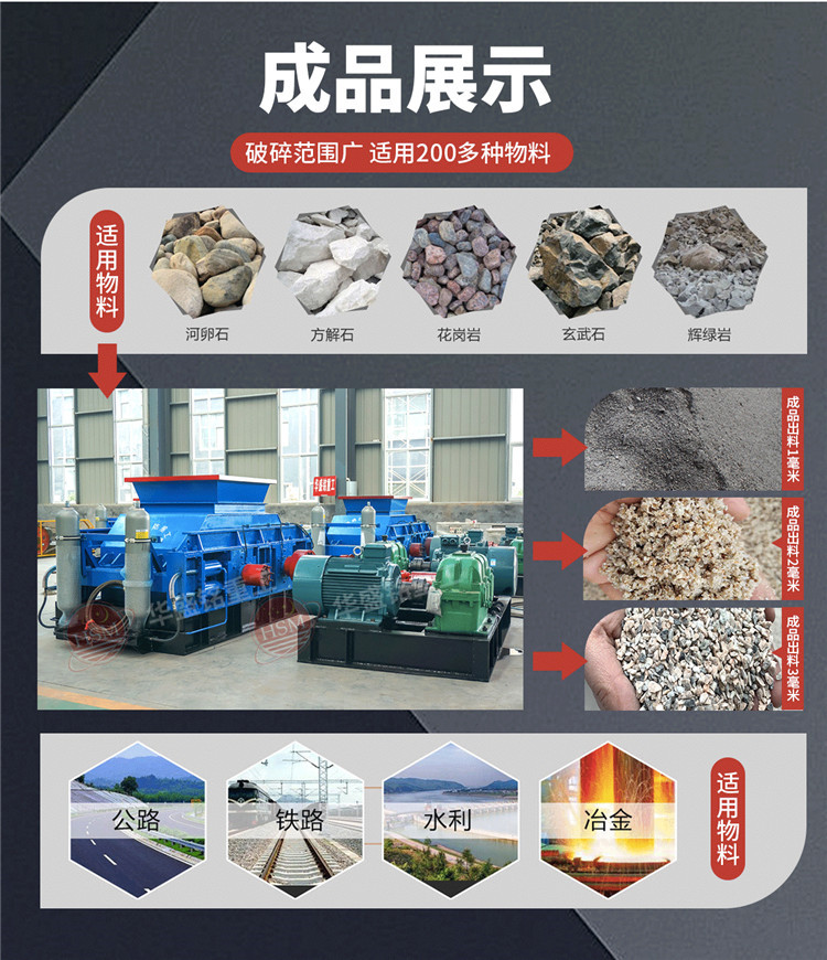 對(duì)輥制砂機(jī) 鉀長(zhǎng)石制砂機(jī) 對(duì)輥制砂機(jī) 鉀長(zhǎng)石制砂機(jī)