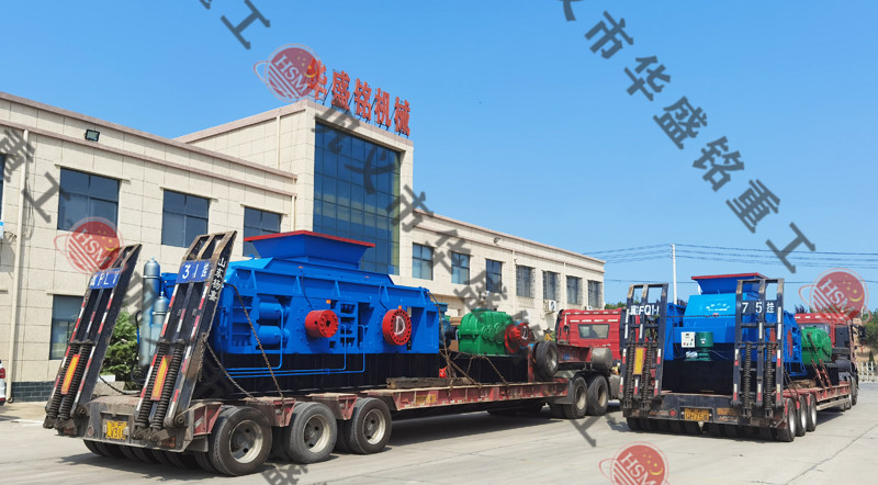 重晶石制砂機發(fā)貨現場