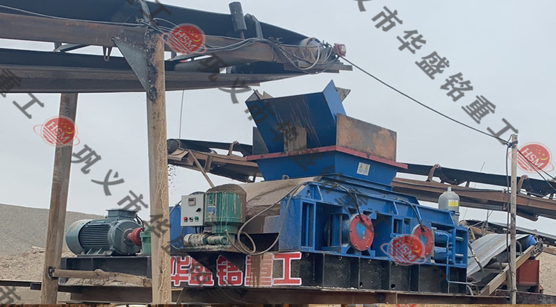 玄武巖制砂機安裝現場